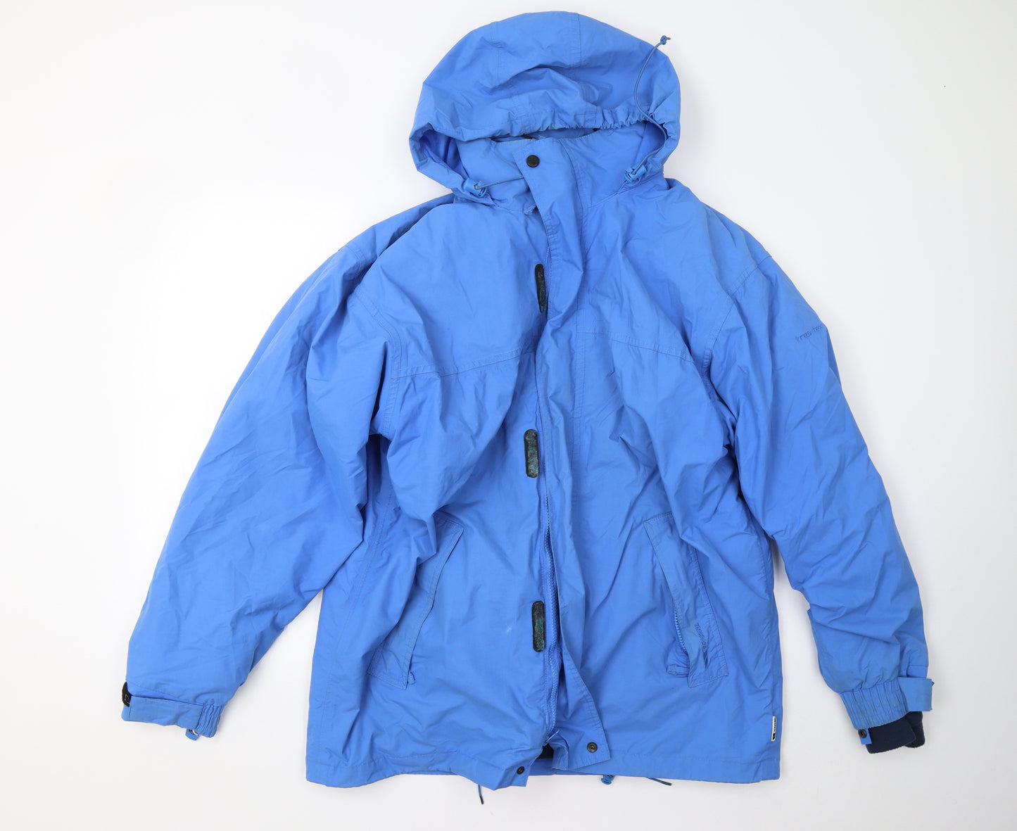 Trespass Mens Blue   Overcoat Coat Size M