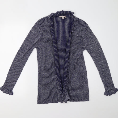 Anna Rose Womens Blue  Knit Cardigan Jumper Size L