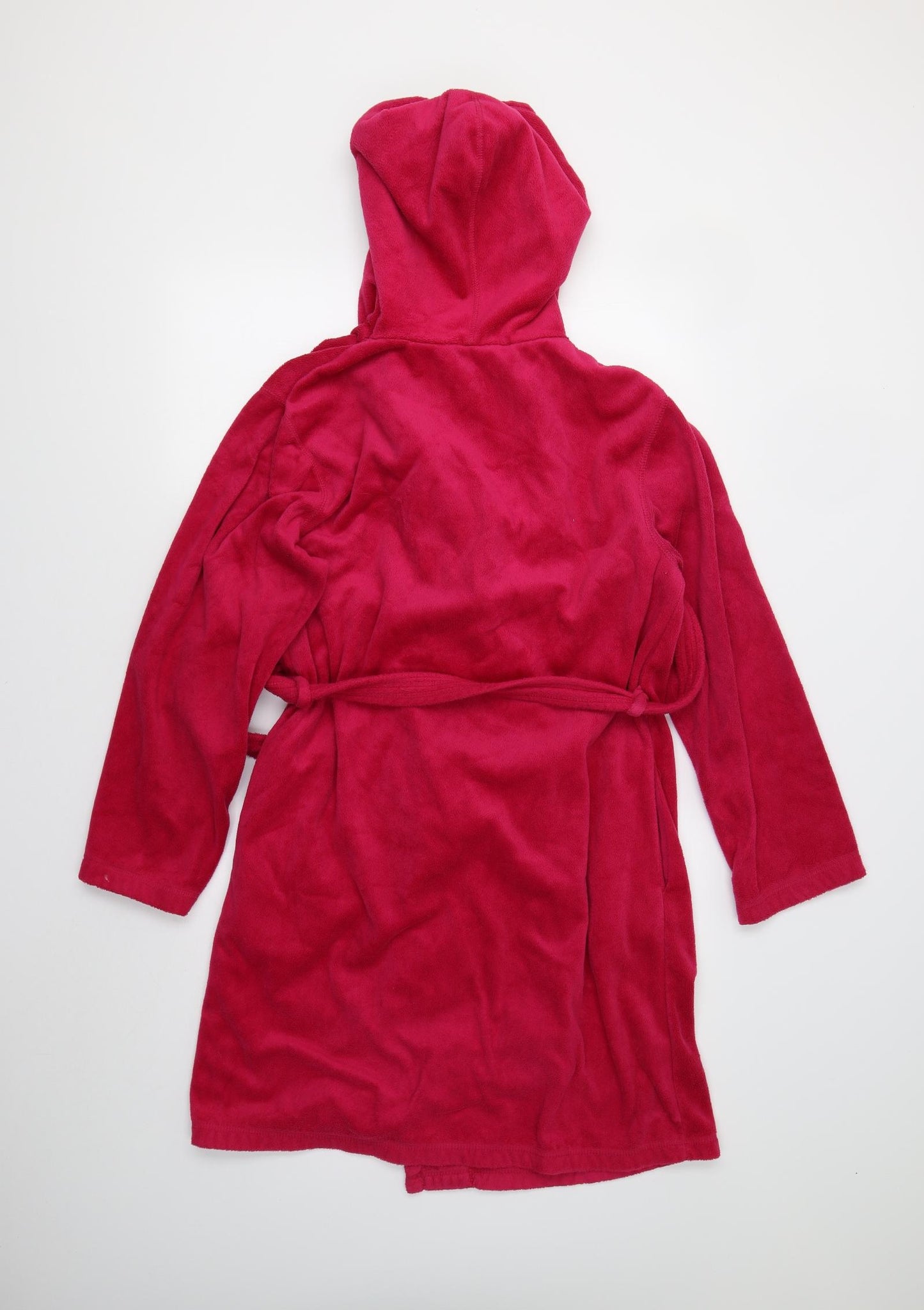 Matalan Womens Pink Solid Fleece  Gown Size 12
