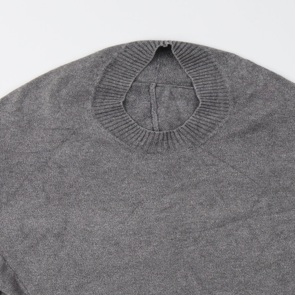 Ranieri Womens Grey  Knit Pullover Jumper Size M  - Bat Wing