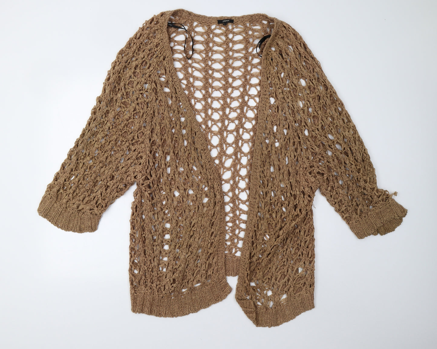 Papaya Womens Beige   Cardigan Jumper Size L
