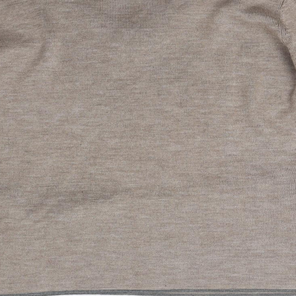 Preworn Womens Beige  Knit Pullover Jumper Size M