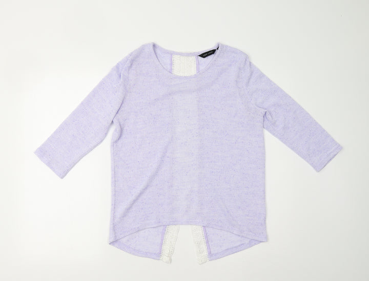 New Look Womens Purple   Pullover Jumper Size 10