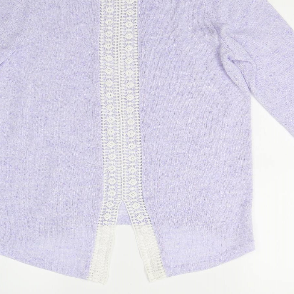 New Look Womens Purple   Pullover Jumper Size 10