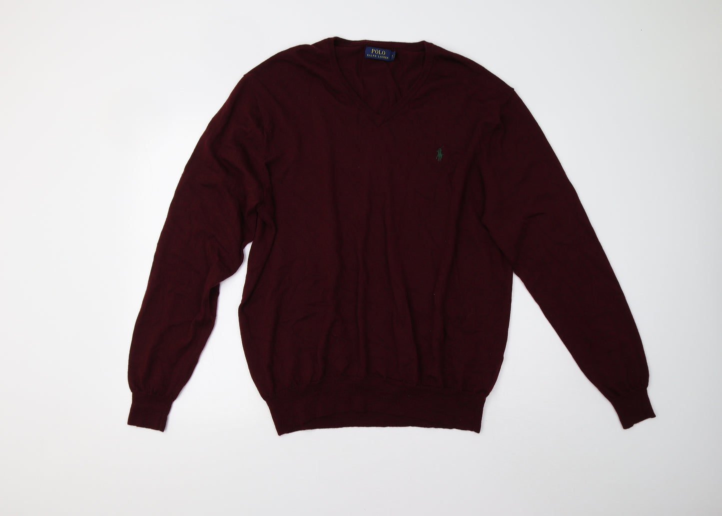 Ralph Lauren Womens Red  Knit Pullover Jumper Size 2XL