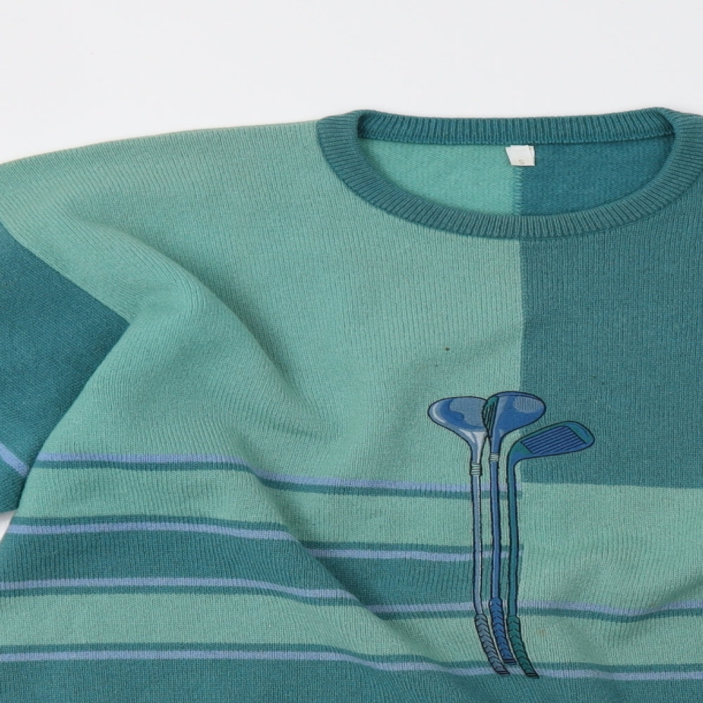 Pringle Mens Green  Knit Pullover Jumper Size S  - Golf