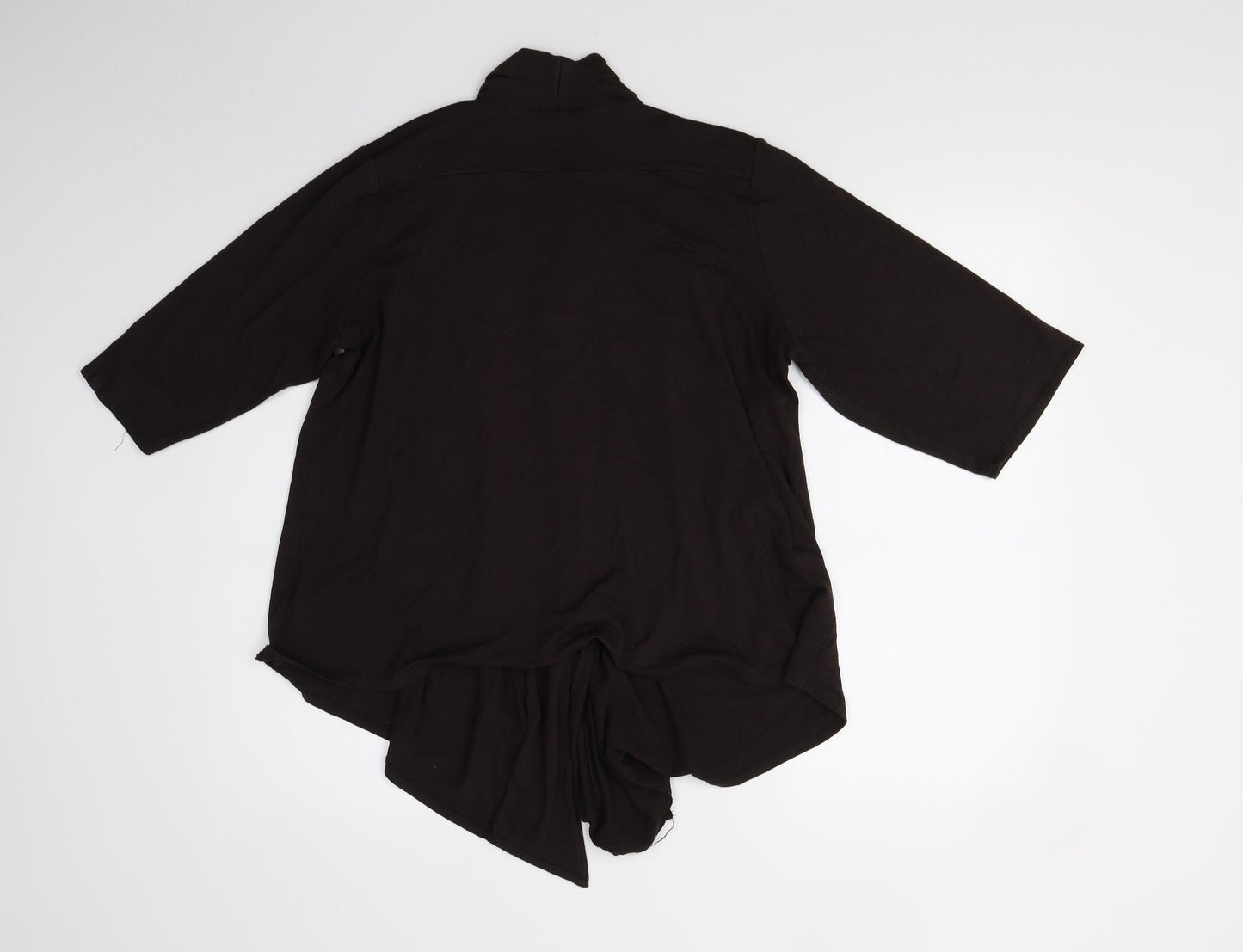 M&Co Womens Brown   Basic Blouse Size 18