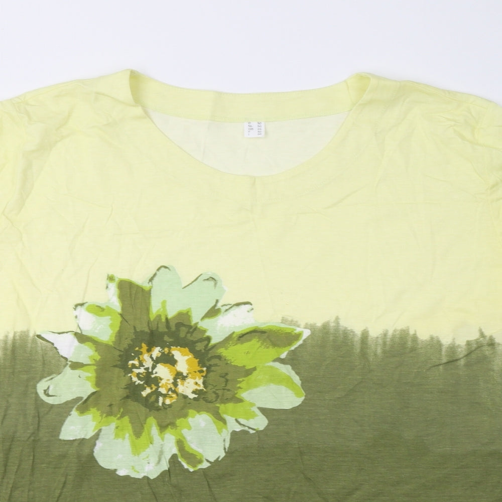 Preworn Womens Multicoloured   Basic T-Shirt Size 24