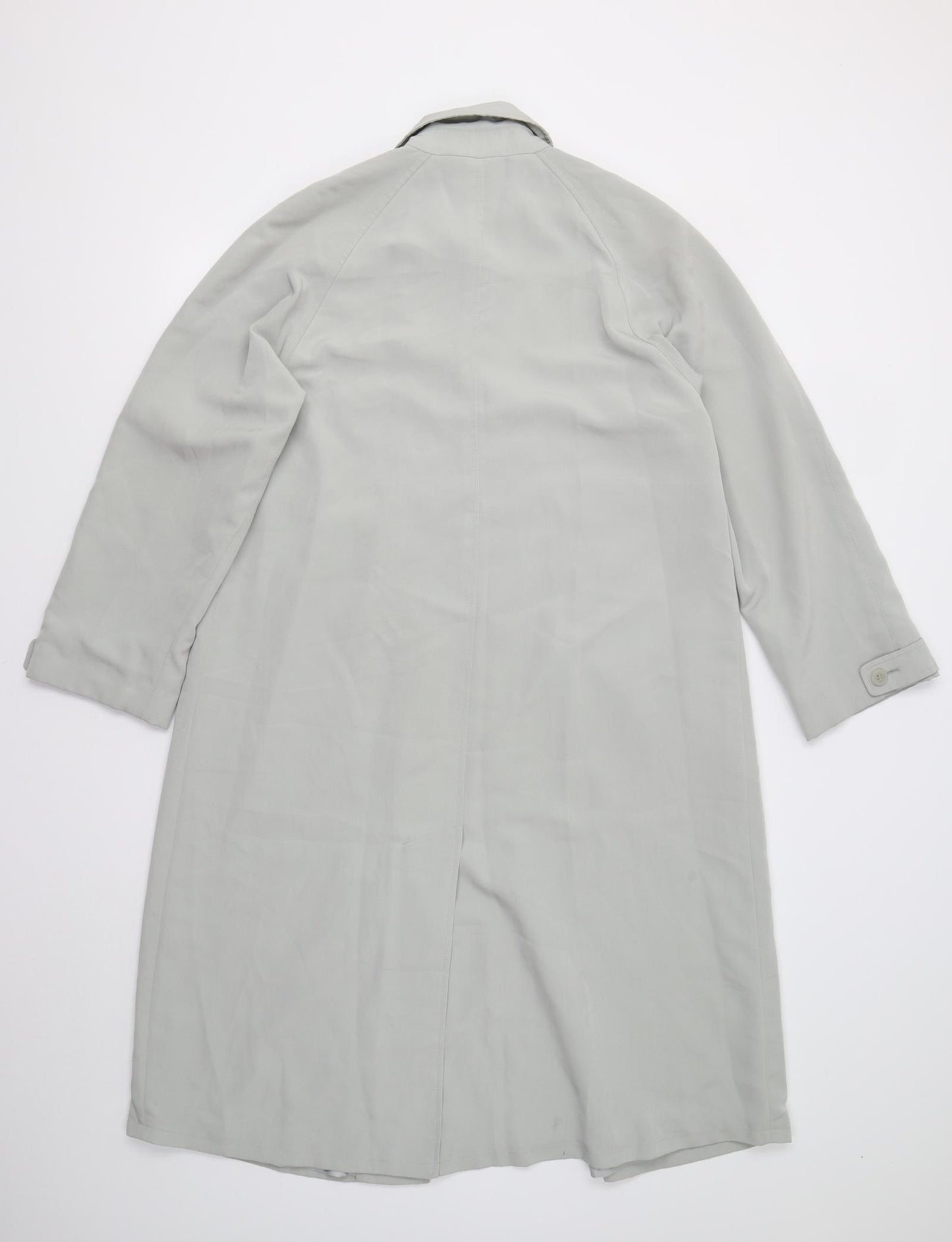 M&S Womens Grey   Overcoat Coat Size 10