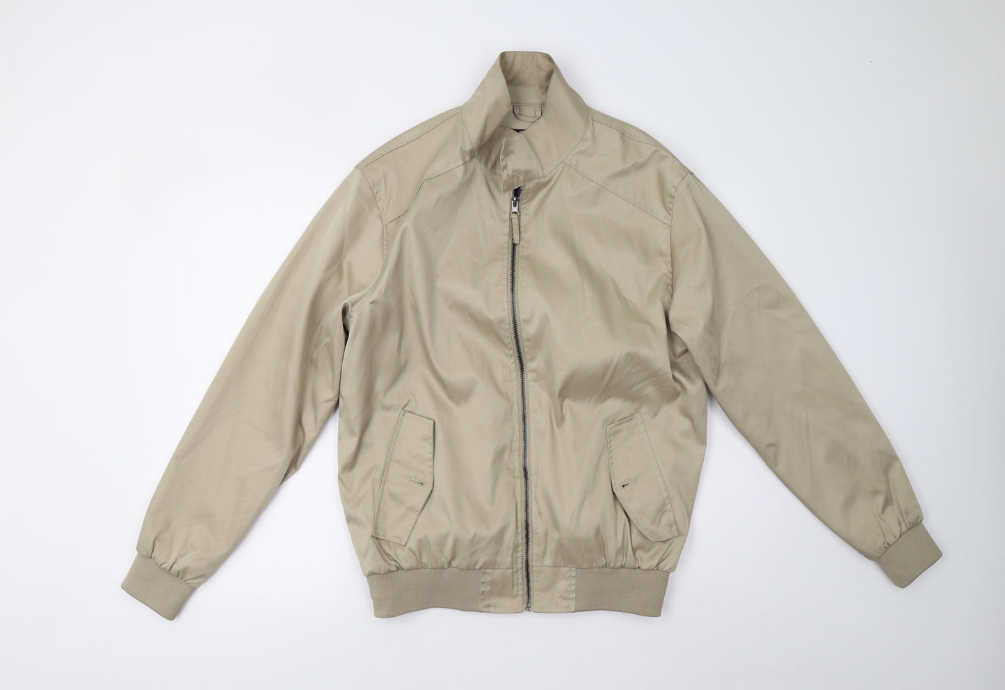 Hutson Harbour Mens Beige   Bomber Jacket Jacket Size M