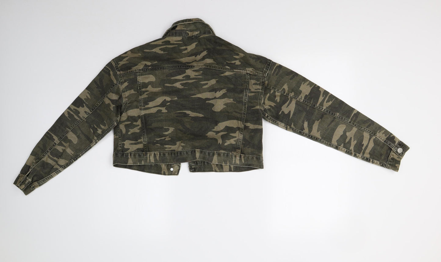 Primark Womens Green Camouflage  Jacket  Size 8