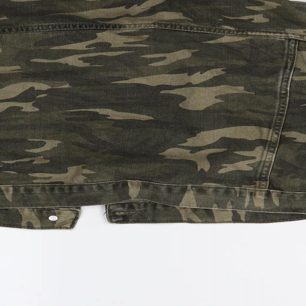 Primark Womens Green Camouflage  Jacket  Size 8