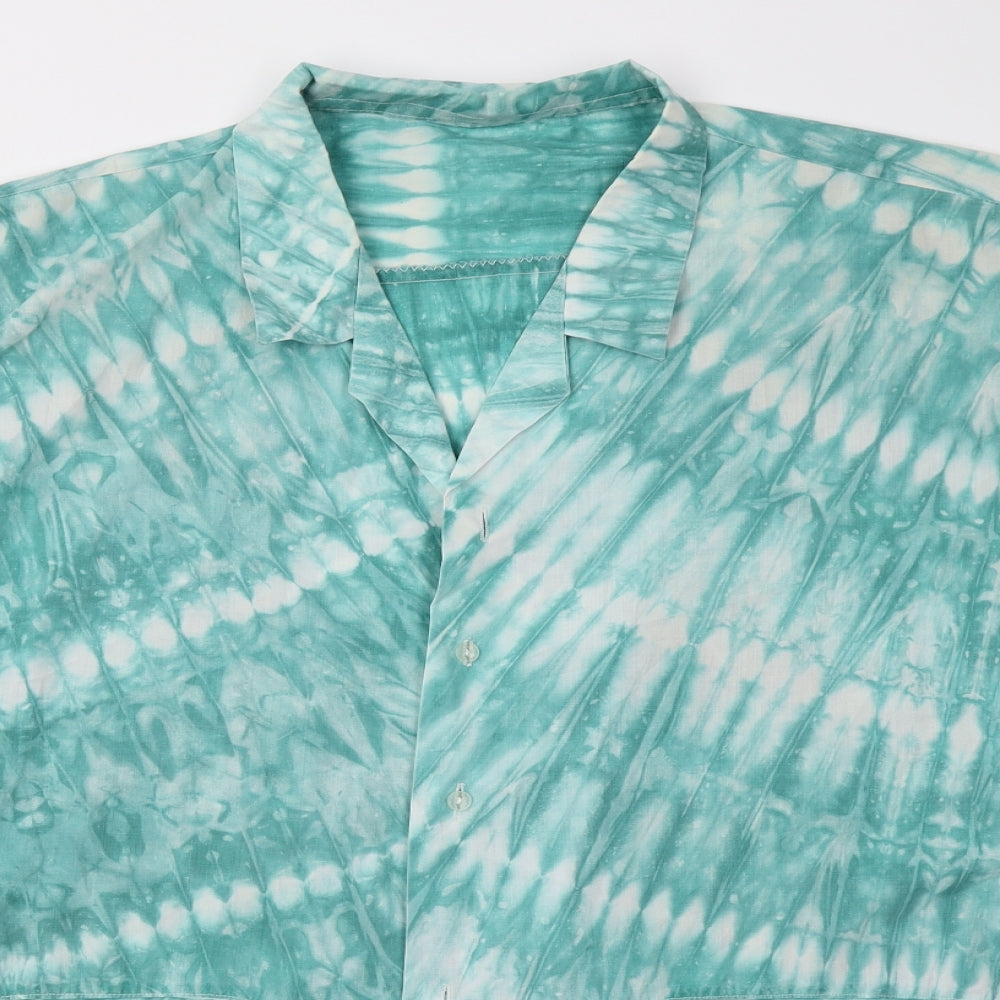 Preworn Mens Green    Button-Up Size 4XL