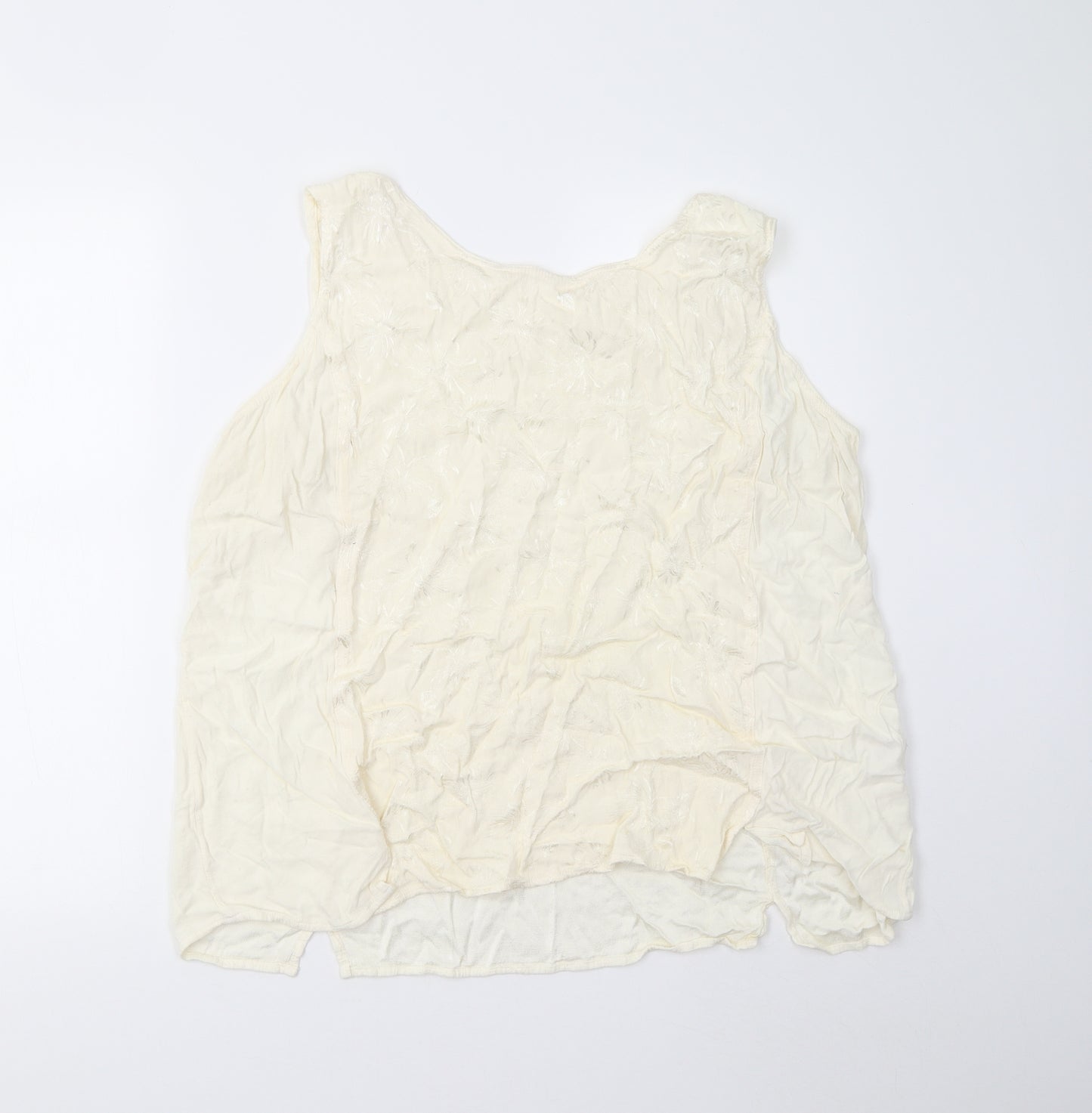 Ann Harvey Womens Ivory   Camisole Tank Size 26