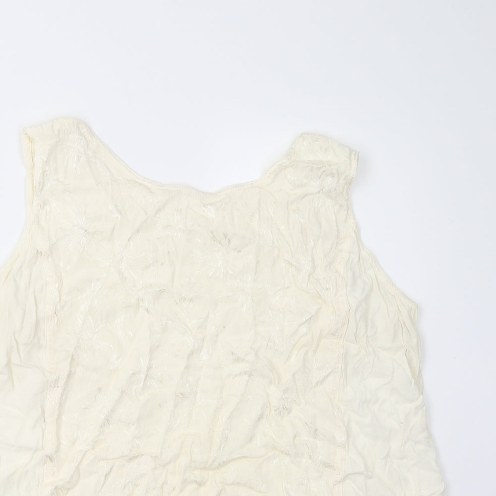 Ann Harvey Womens Ivory   Camisole Tank Size 26