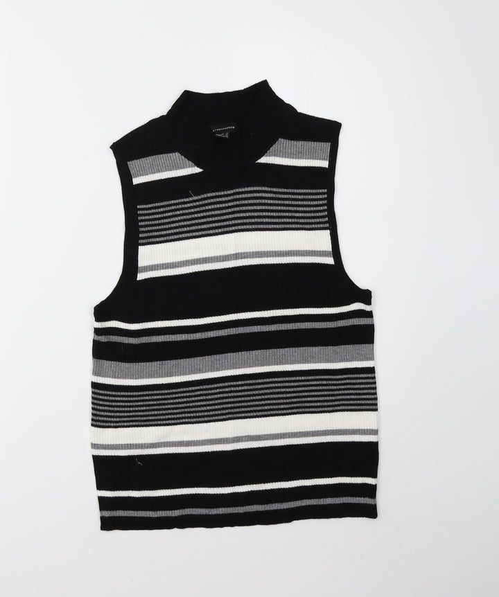 Primark Womens Multicoloured Striped Knit Pullover Jumper Size 14