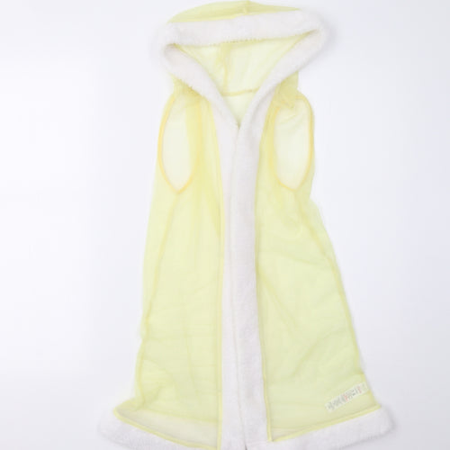 George Girls Yellow   Gilet Waistcoat Size 7-8 Years  - Disney
