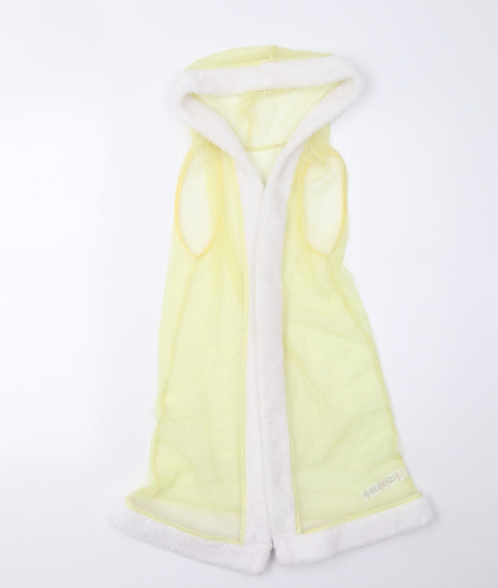 George Girls Yellow   Gilet Waistcoat Size 7-8 Years  - Disney