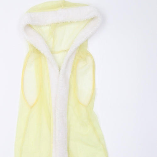 George Girls Yellow   Gilet Waistcoat Size 7-8 Years  - Disney