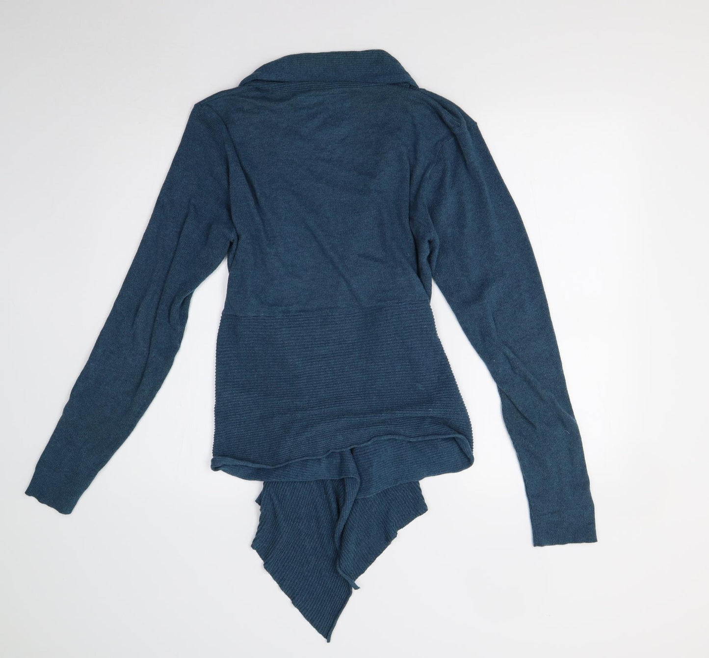 Primark Womens Blue  Knit Cardigan Jumper Size 16