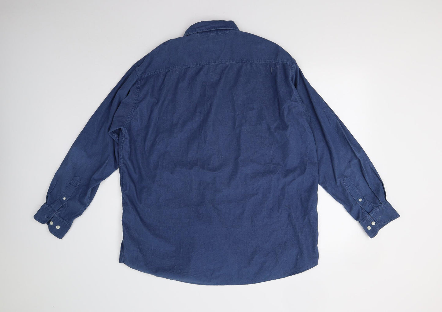 Joseph Turner Mens Blue  Corduroy  Button-Up Size 41