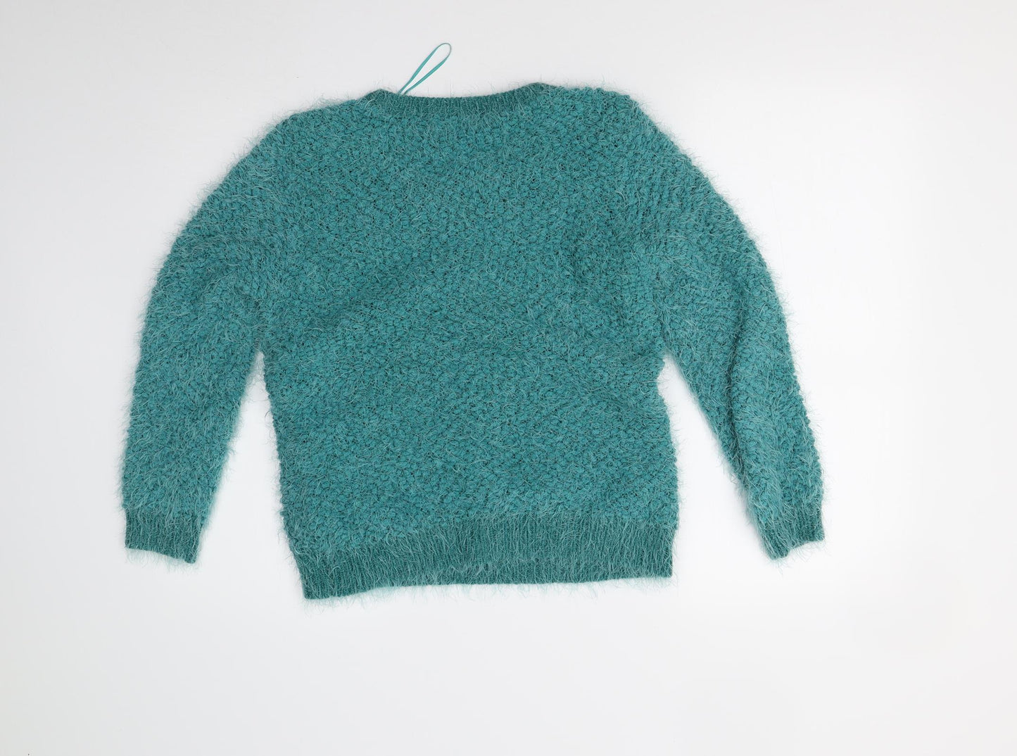 Red Herring Womens Green  Knit Pullover Jumper Size 10