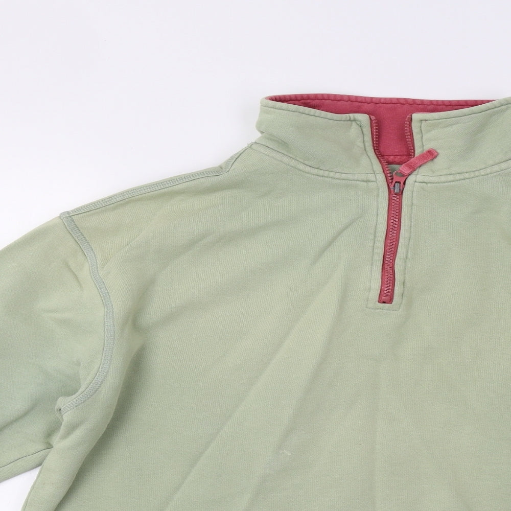Joseph Turner Womens Green   Henley Sweatshirt Size L