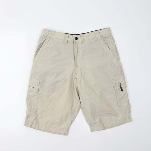 M&S Mens Beige   Cargo Shorts Size 30