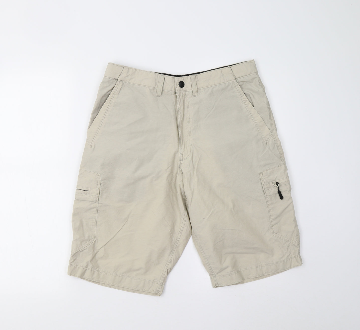 M&S Mens Beige   Cargo Shorts Size 30