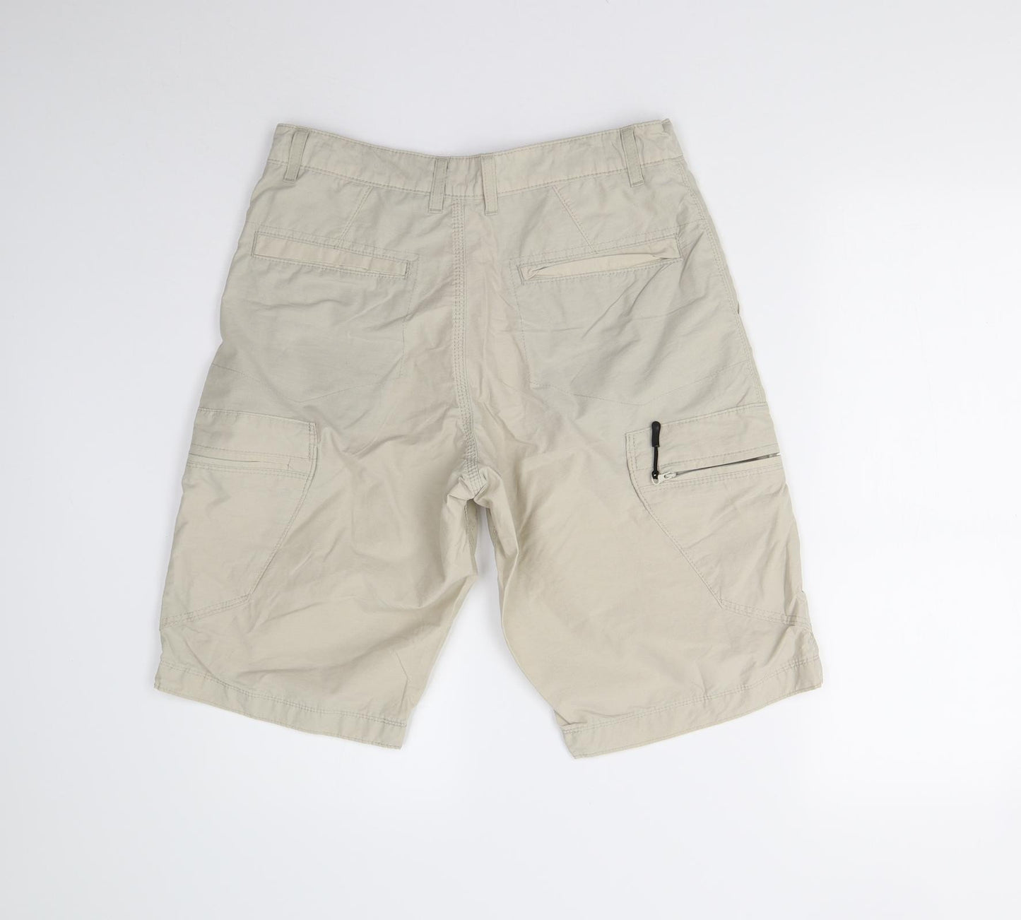 M&S Mens Beige   Cargo Shorts Size 30