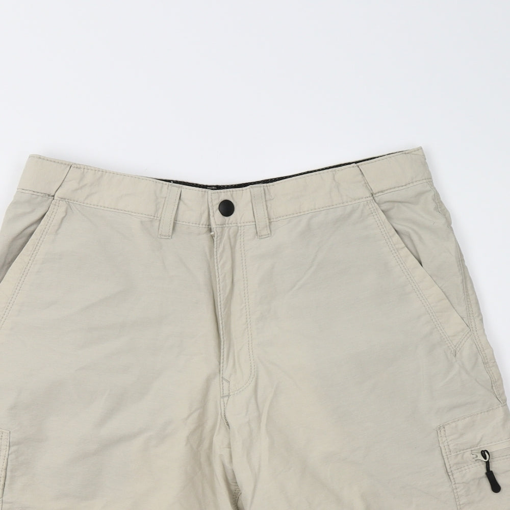 M&S Mens Beige   Cargo Shorts Size 30