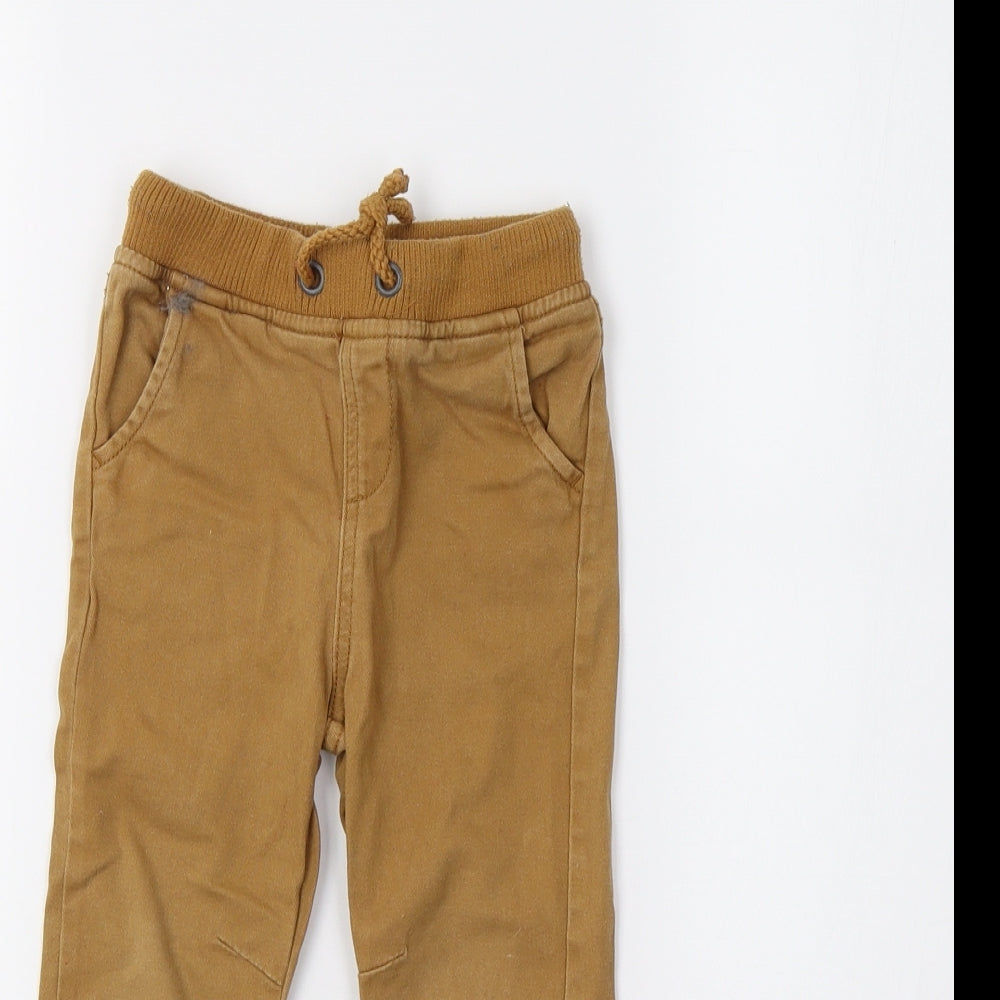 Matalan Boys Brown   Sweatpants Trousers Size 2-3 Years