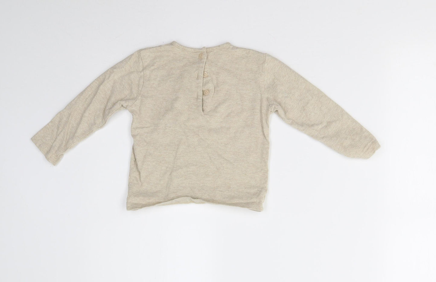 M&S Baby Beige   Basic T-Shirt Size 12-18 Months