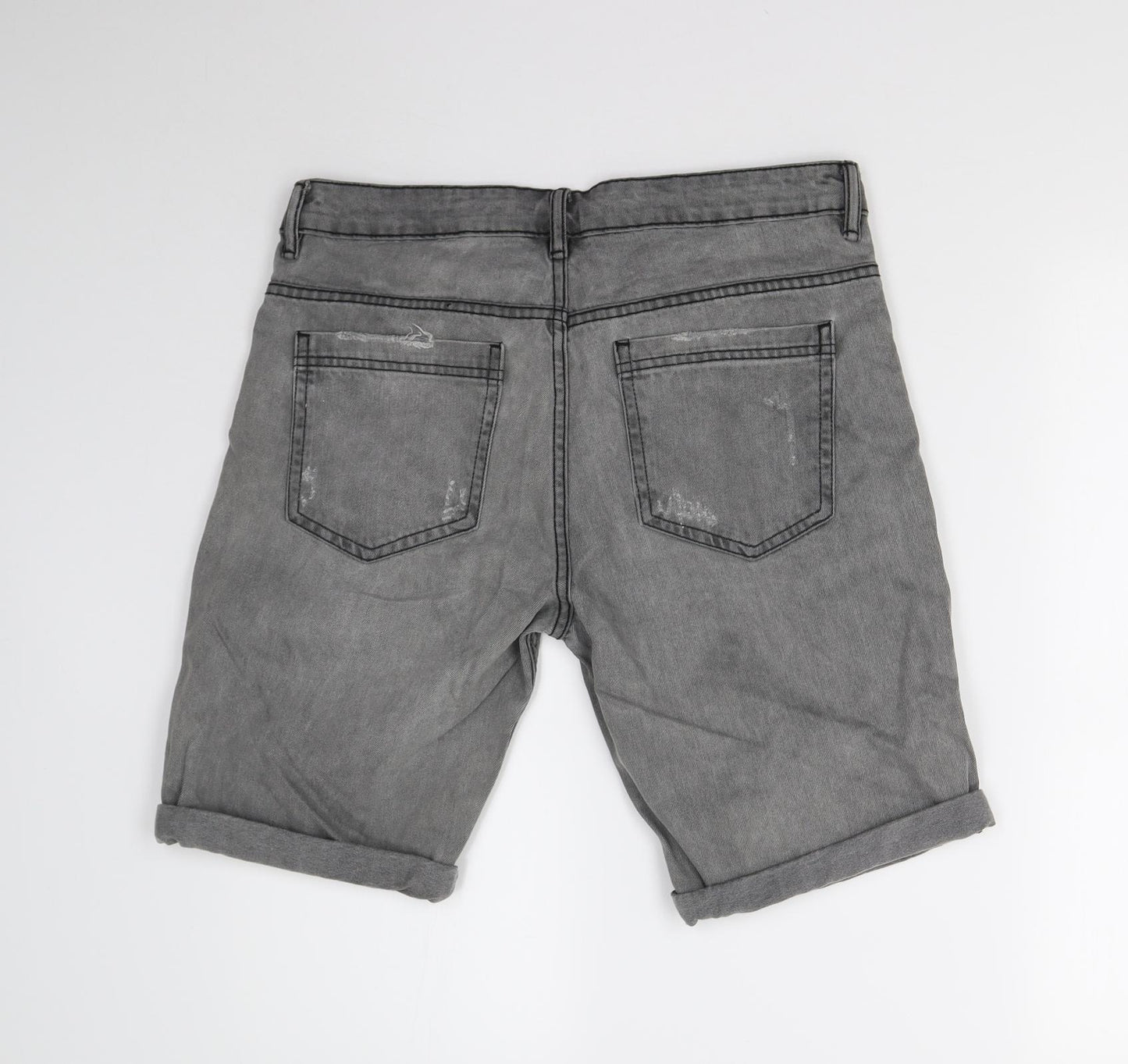 Primark Mens Grey   Bermuda Shorts Size 32