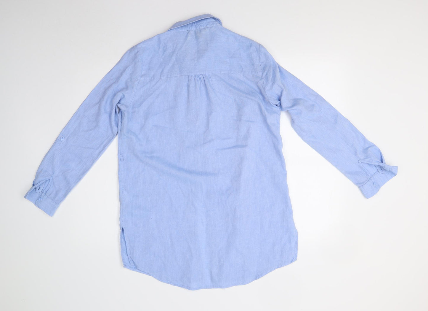 Primark Womens Blue   Basic Button-Up Size 10
