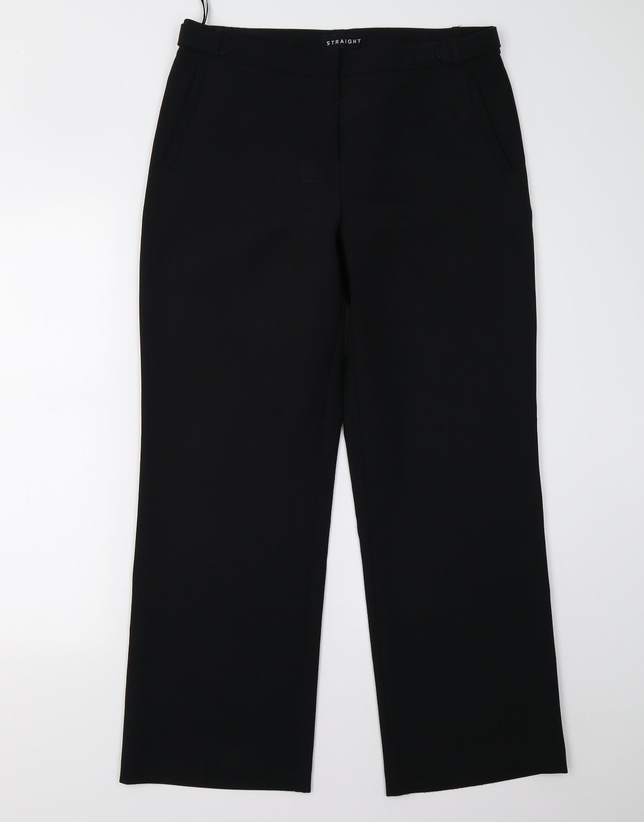 Peacocks Womens Black   Trousers  Size 12 L28 in - Short