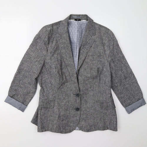 TU Womens Grey   Jacket Blazer Size 16