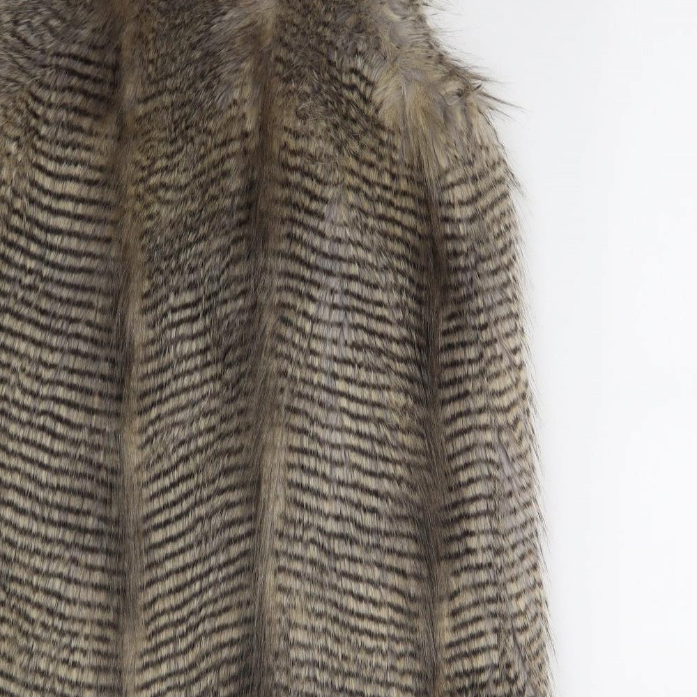 F&F Womens Brown   Gilet Waistcoat Size 10