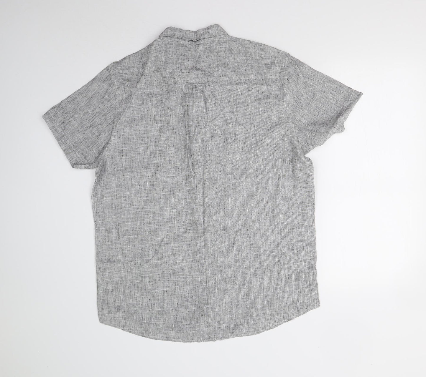 Primark Mens Grey    Button-Up Size L