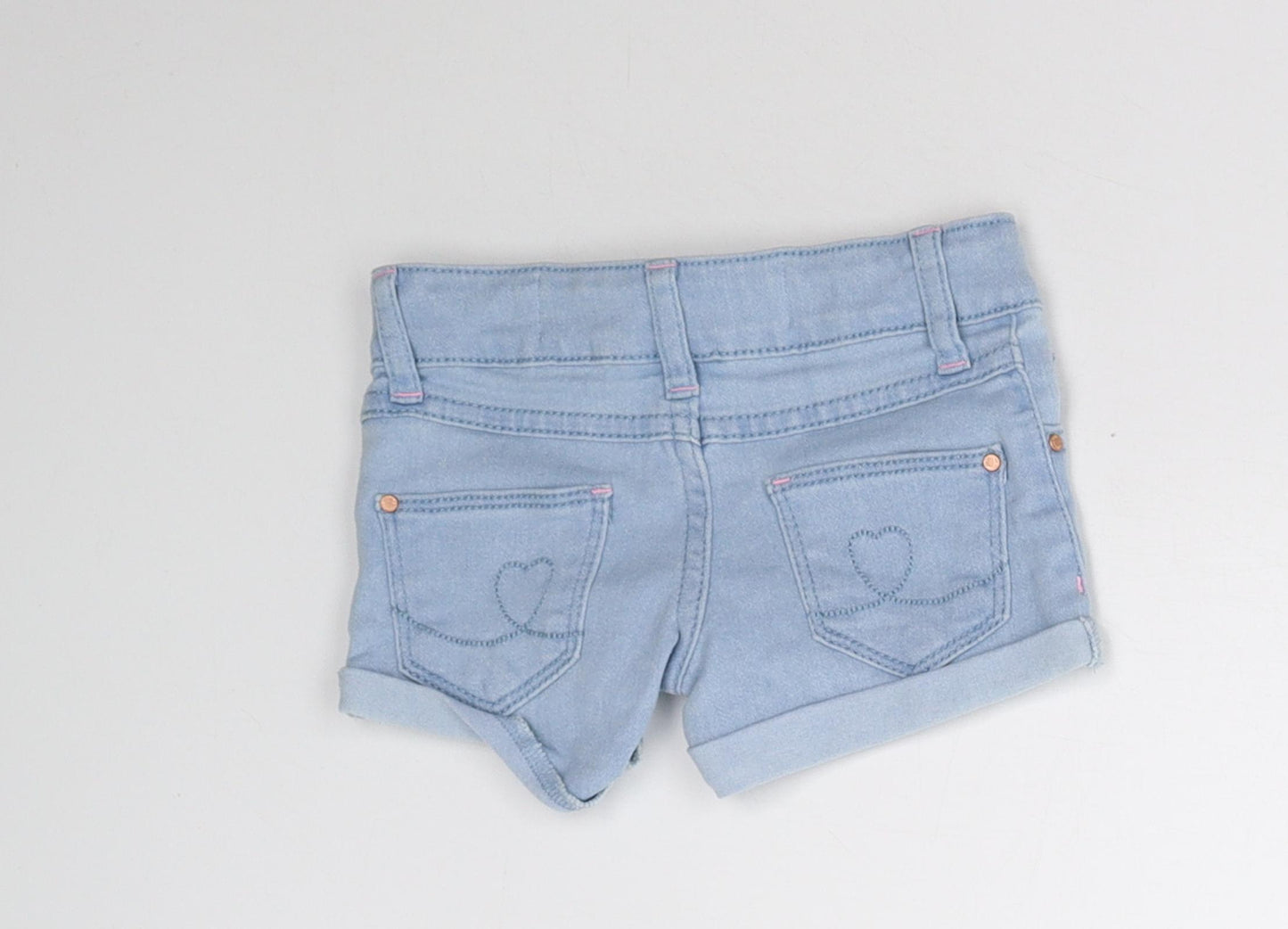 Primark Baby Blue  Denim Cropped Trousers Size 18-24 Months  - Shorts