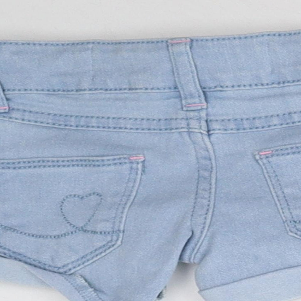 Primark Baby Blue  Denim Cropped Trousers Size 18-24 Months  - Shorts