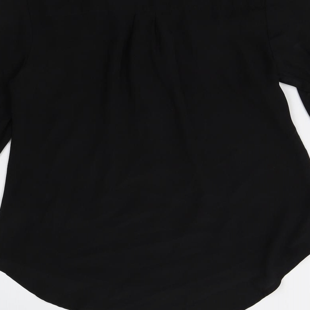 South Womens Black   Basic Blouse Size 10
