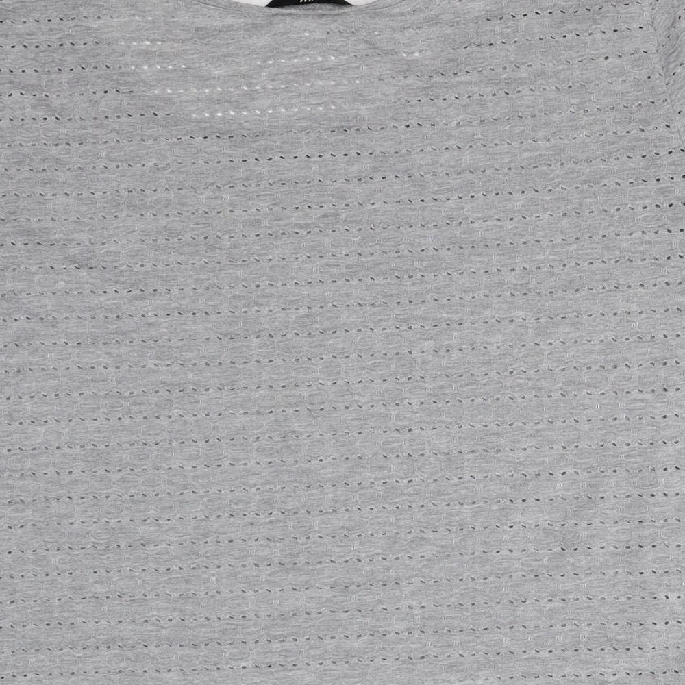 H&M Womens Grey   Basic T-Shirt Size M