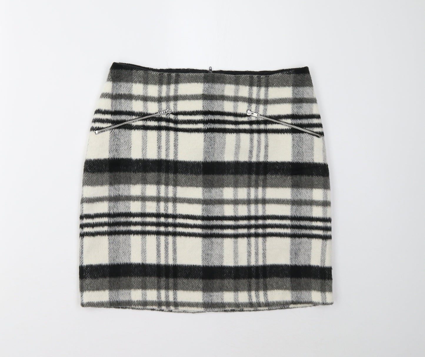 New Look Womens Multicoloured Check  Mini Skirt Size 10