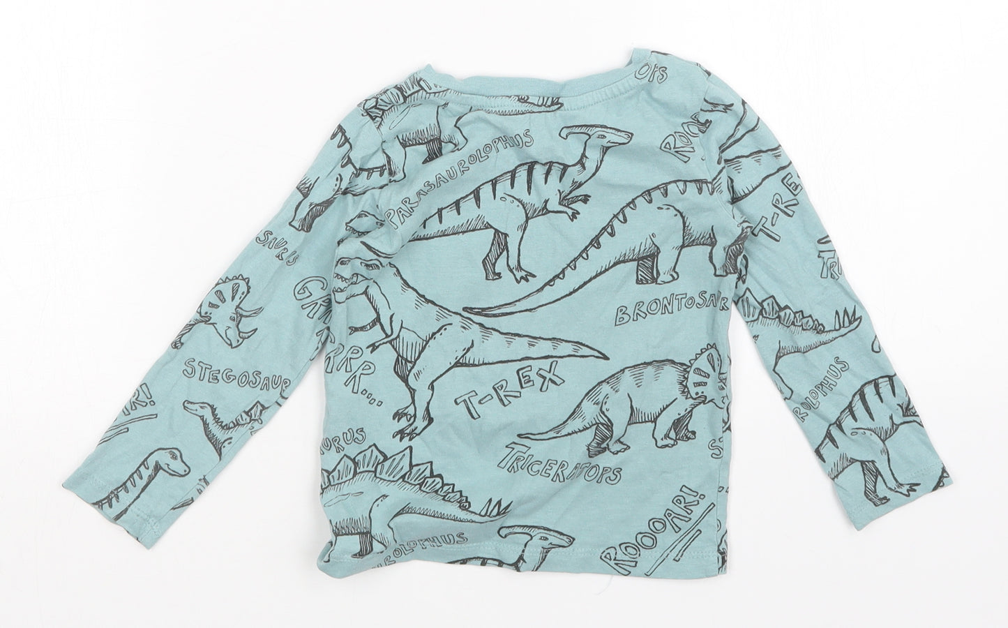 H&M Boys Green   Basic T-Shirt Size 18-24 Months