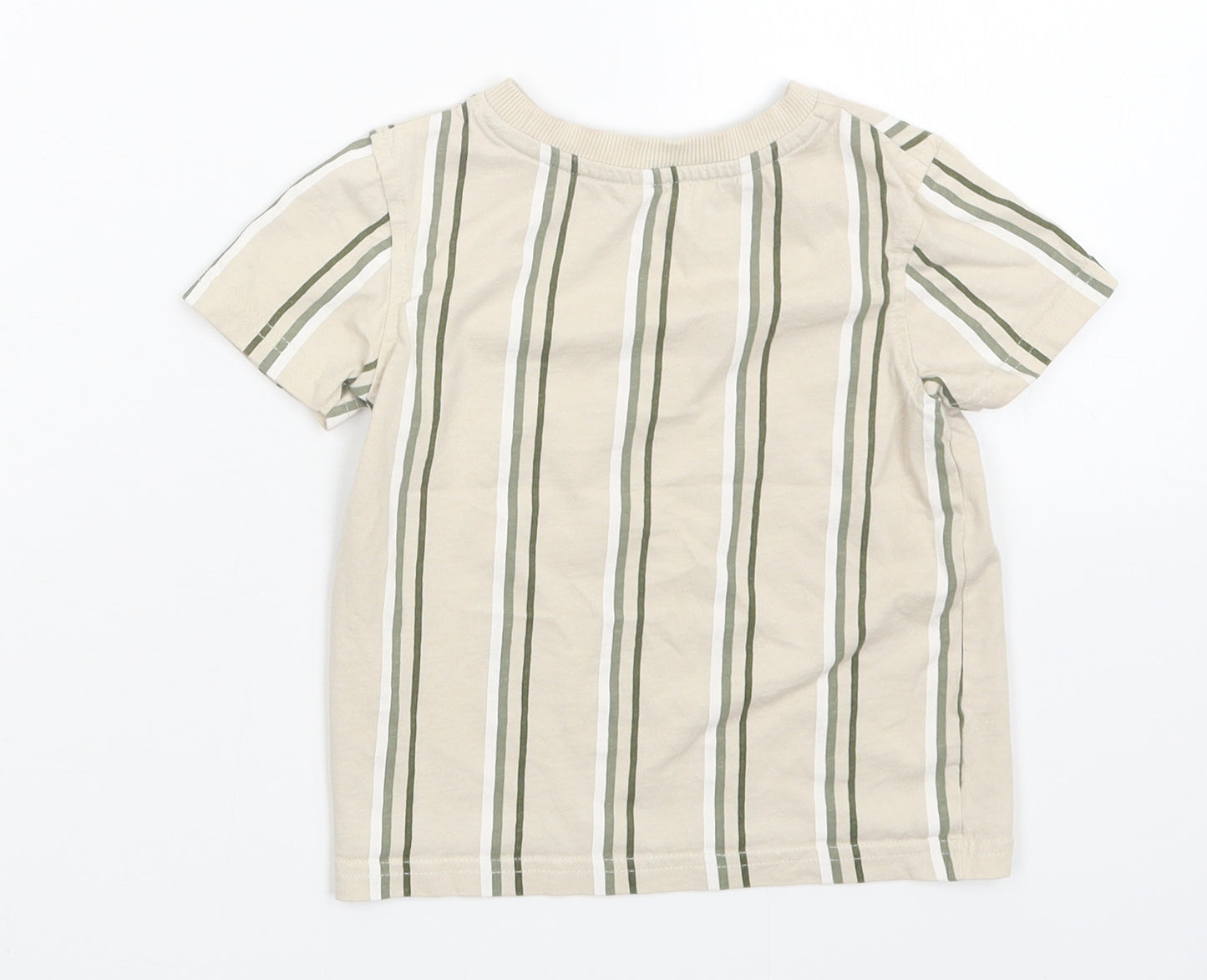 George Boys Multicoloured Striped  Basic T-Shirt Size 18-24 Months