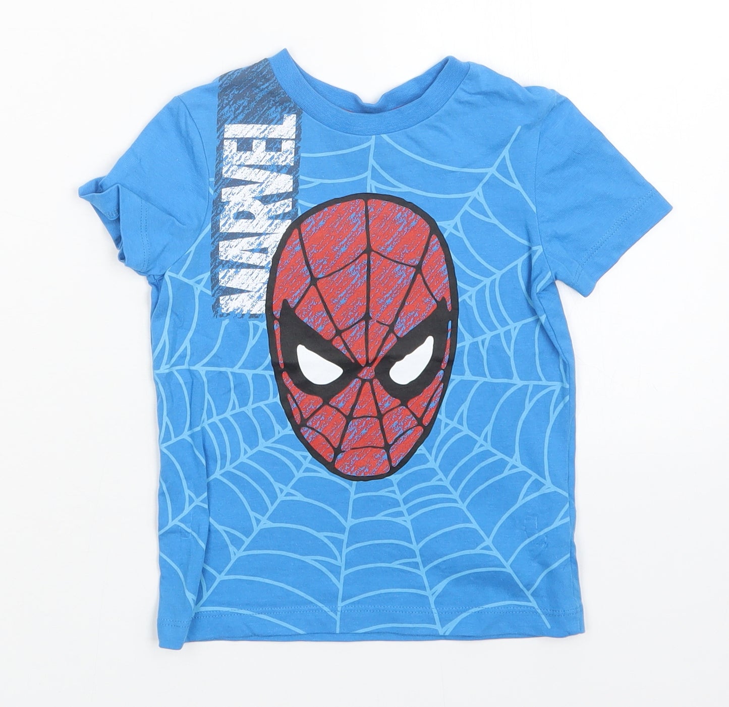 George Boys Blue   Basic T-Shirt Size 18-24 Months  - Spiderman