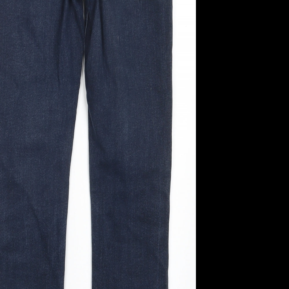 BHS Womens Blue   Straight Jeans Size 14 L29 in