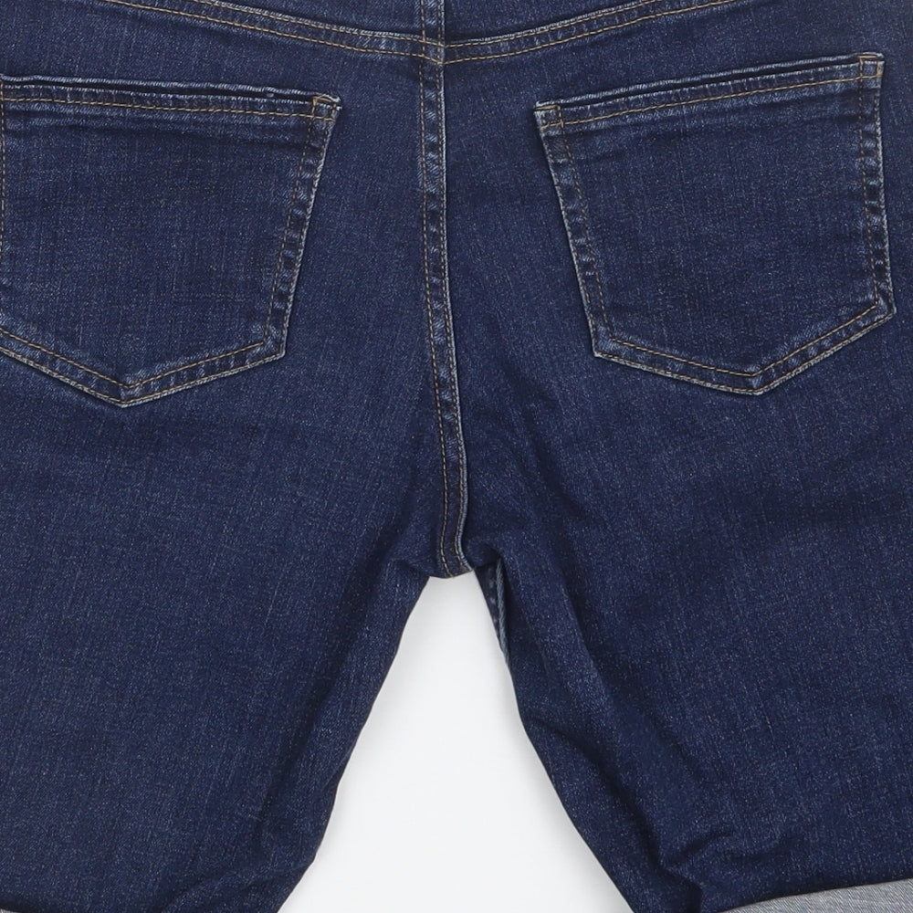 F&F Womens Blue   Mom Shorts Size 12