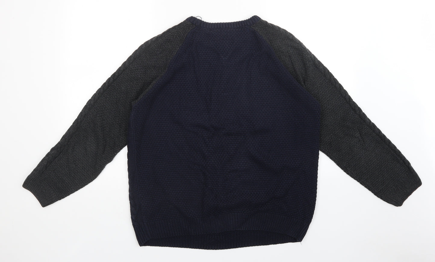 Threadbare Mens Multicoloured   Pullover Jumper Size L